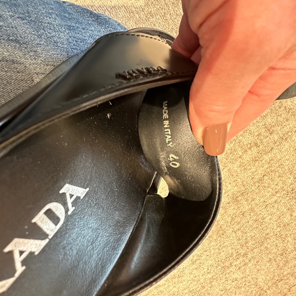 Prada leather platform sandal - Picture 8 of 8